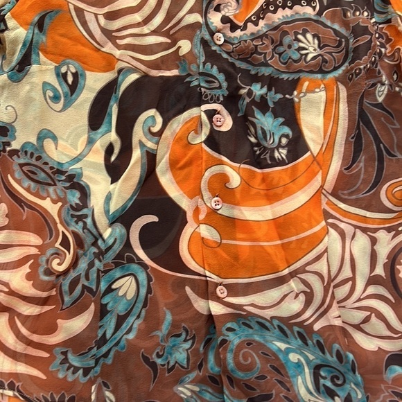 Craig Taylor Mia Paisley Silk Blouse - Picture 7 of 10